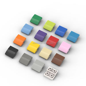 Piezas de Bloques de Construcción Multicolores Invertidas Curvas en Ángulo de 32803, 2 x 2 x 2/3, para Construcción DIY, Proyectos MOC y Diseños de Modelos - Product Image 1