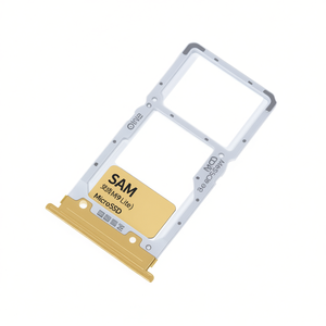 Bandeja para Tarjetas SIM y Micro SD para Xiaomi Mi9 Lite - Dorado - Product Image 1