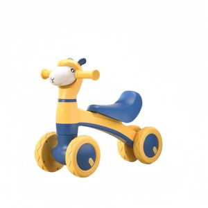 Nuevo Modelo de Bicicleta de Equilibrio para Bebés de 4 Ruedas, Juguete de Plástico 3 en 1 con Música, Luces, <span class=keywords><strong>Columpio</strong></span>, Deslizamiento y Arnés de 3 Puntos para Niños - Product Image 4