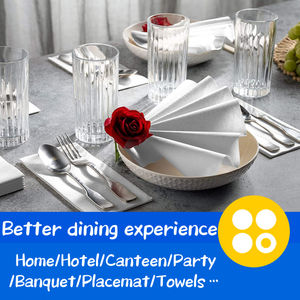 Usine directe jetable 11 pouces * 11 pouces 50 pièces par sac <span class=keywords><strong>serviettes</strong></span> pour un usage quotidien - Product Image 5