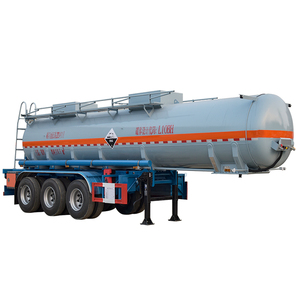 รถกึ่งพ่วงกึ่งแขวน18.3ตันทำจากเหล็กที่บรรจุด้วยกรดคลอโรซัลฟูริค - Product Image 5