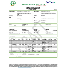 Soncap <strong>Certificate</strong> Nigeria/soncap <strong>Certificate</strong> <strong>Sample</strong> - Product Image 3