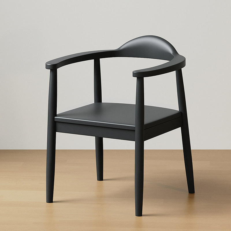 Noir sans coussin en cuir