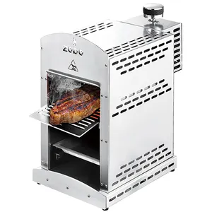 Portable gas oven for outdoor barbecue quick broiling chicken wings bbq grill steak stove steak oven