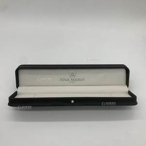 Custom Handmade Jewelry Box Necklace <b>Bracelet</b> Ring PU <b>Leather</b> Velvet logo Crown Jewelry Box <b>Leather</b> Jewelry Box Packaging - Product Image 1