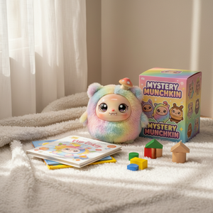 Figurine en peluche en vinyle arc-en-ciel, boîte mystère, jouet doux et mignon en forme d'œuf, pour décoration intérieure et cadeau - Product Image 4