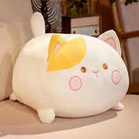 Venta al por mayor japonés Chubby Fat House Cat Velboa muñeco de peluche para Amazon Cross-Border Big Sea Animal PP