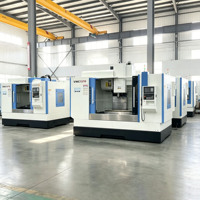 Centre d'usinage vertical CNC 3 axes robuste VMC1370, broche BT40, 24 outils, machine de fraisage de métaux pour pièces automobiles et moules