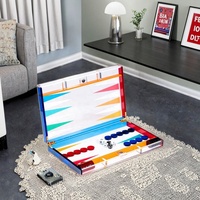 Luxe Lucite Ensemble de jeu de société de Backgammon écologique Présentoirs élégants pour la maison ou le bureau