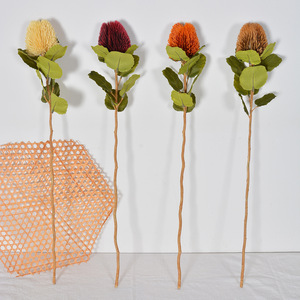 Flores Artificiales de Fábrica, Rama Individual de Plástico y Tela, Estilo Nórdico, Color Otoñal, Decoración para Bodas - Product Image 3