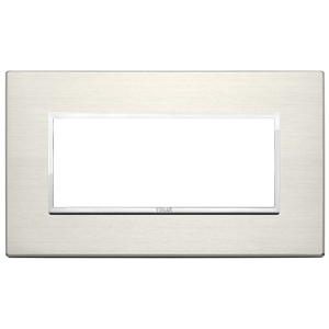 Vimar Wall <b>Switch</b> Plate 17.65x10.7x1.85 Cm Titanium Finish - Product Image 1