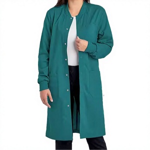 Batas de Laboratorio Dentales al por Mayor, Antiestáticas, con Puños Elásticos, sin Costuras, de Algodón, para Doctores, Unisex, para Hospital - Product Image 2