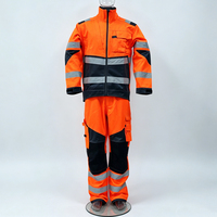 Combinaisons de travail haute visibilité, veste et pantalon, uniformes pour mineurs industriels, vêtements de sécurité réfléchissants EN20471, vêtements de travail haute visibilité