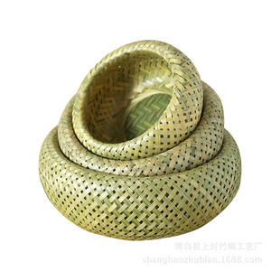 फलों के भंडारण के लिए हस्तनिर्मित डबल लेयर दिल के आकार की बुने की टोकरी - Product Image 5