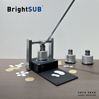 Outils de poinçonnage manuels pour disques ronds en aluminium BrightSUB, matrices de poinçonnage circulaires compactes pour tôles, actionnées à la main, Longstar