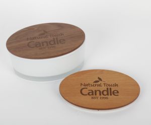Proveedor de tapas de madera personalizadas, tarros de vidrio para velas con tapas de madera, tapas de bambú para velas, tarro, botella de almacenamiento, taza - Product Image 3