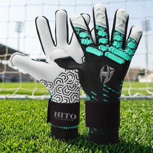 Top Quality Breathable Black and White Soccer Goalkeeper <b>Gloves</b> 4mm Negative Cut Goalkeeper <b>Gloves</b> - Product Image 3