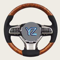 Volant chauffant en bois durable YZ Sports Refit pour Lexus IS F IS200 IS250 IS300 RX350 NX LS460, pièces de tuning pour l'intérieur de la voiture