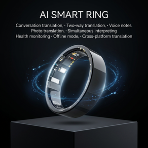 Anillo Inteligente de Grado Médico con ECG, Detección de Salud por IA, Monitor de Presión Arterial y Traducción Offline - Product Image 1