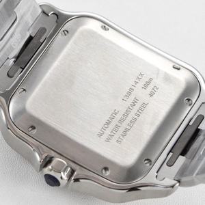 <span class=keywords><strong>Reloj</strong></span> de Lujo para Hombre, Automático, Santoses, Movimiento Mecánico 9015, Relojes de Pulsera Estilo <span class=keywords><strong>Cartier</strong></span> para Hombre y Mujer - Product Image 1