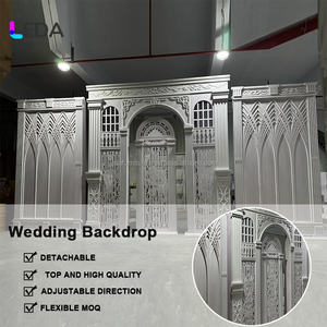 LEDA Classic Archway Acrílico Telón de fondo Decoración de arco estampado intrincado Perfecto para eventos de boda - Product Image 2