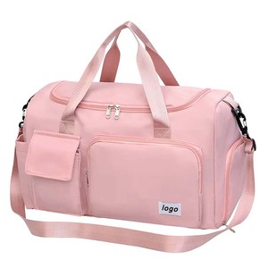 Bolsa de Yoga Personalizada para Viaje, Bolsa Deportiva, Bolsa de Gimnasio Impermeable para Mujer con Compartimento Seco/Húmedo Separado - Product Image 1