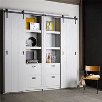 Ensemble de Meubles de Garde-Robe Prima pour Couple, Dressing Personnalisé en Bois MDF avec Porte, Derniers Designs d'Armoires pour Chambre à Coucher