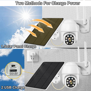 Cámaras de Seguridad Tuya Inalámbricas de 3MP con Energía Solar, Tarjeta SIM 4G, Visión Nocturna en Color, PIR, PTZ, Visión Exterior, CCTV, Cámara para el Hogar - Product Image 3