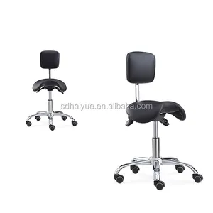 Small Back and Saddle Seat Styling Barber Chair Stool Haircut Salon Chair HY6020