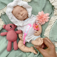 Poupées Reborn en silicone vierges non peintes, peau originale, poupée bébé nouveau-né inachevé pour la création artistique DIY
