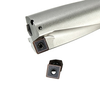 Foret en U indexable TE avec plaquettes SPMT/SPGT/XOMT, outil de perçage CNC pour métaux avec refroidissement interne, finition oxyde noir, longueur 35 mm