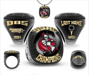 Sidan Model 669 2026 Customized Rose Gold Plated Alloy Heart Shape Champion <b>Ring</b> for Baseball Softball Football-Manufacturer - Product Image 2