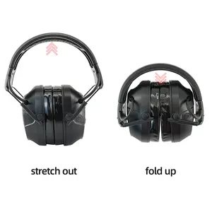 Tactical Bluetooth Ruído Cancelamento Captador Proteção Auditiva Caça Electronic Shooting Silicone Ear Muffs Tactical Headset