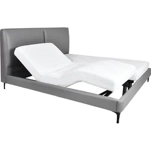 Tecforcare Okin ฐานเตียงปรับระดับได้ แยกคิง โครงเตียงปรับระดับได้ เตียงอัจฉริยะปรับระดับไฟฟ้าอัตโนมัติ