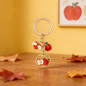 Wholesale New Fashion Fruit Design Zinc Alloy Custom Waterproof Keychain Watermelon Orange Apple Strawberry Car <strong>Key</strong> <strong>Ring</strong> <strong>Bag</strong> - Product Image 4