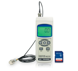 Medidor de vibraciones VB-8206SD, registrador de datos portátil en tiempo real, medidor de vibraciones tipo registrador para uso industrial - Product Image 2