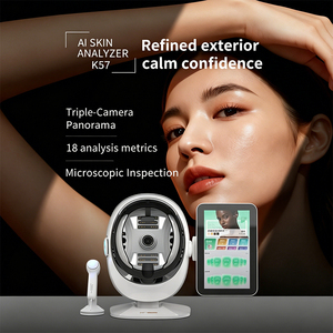 Mini analizador de piel facial portátil con pantalla táctil para tiendas de belleza y pruebas personales de cuidado de la piel. - Product Image 2