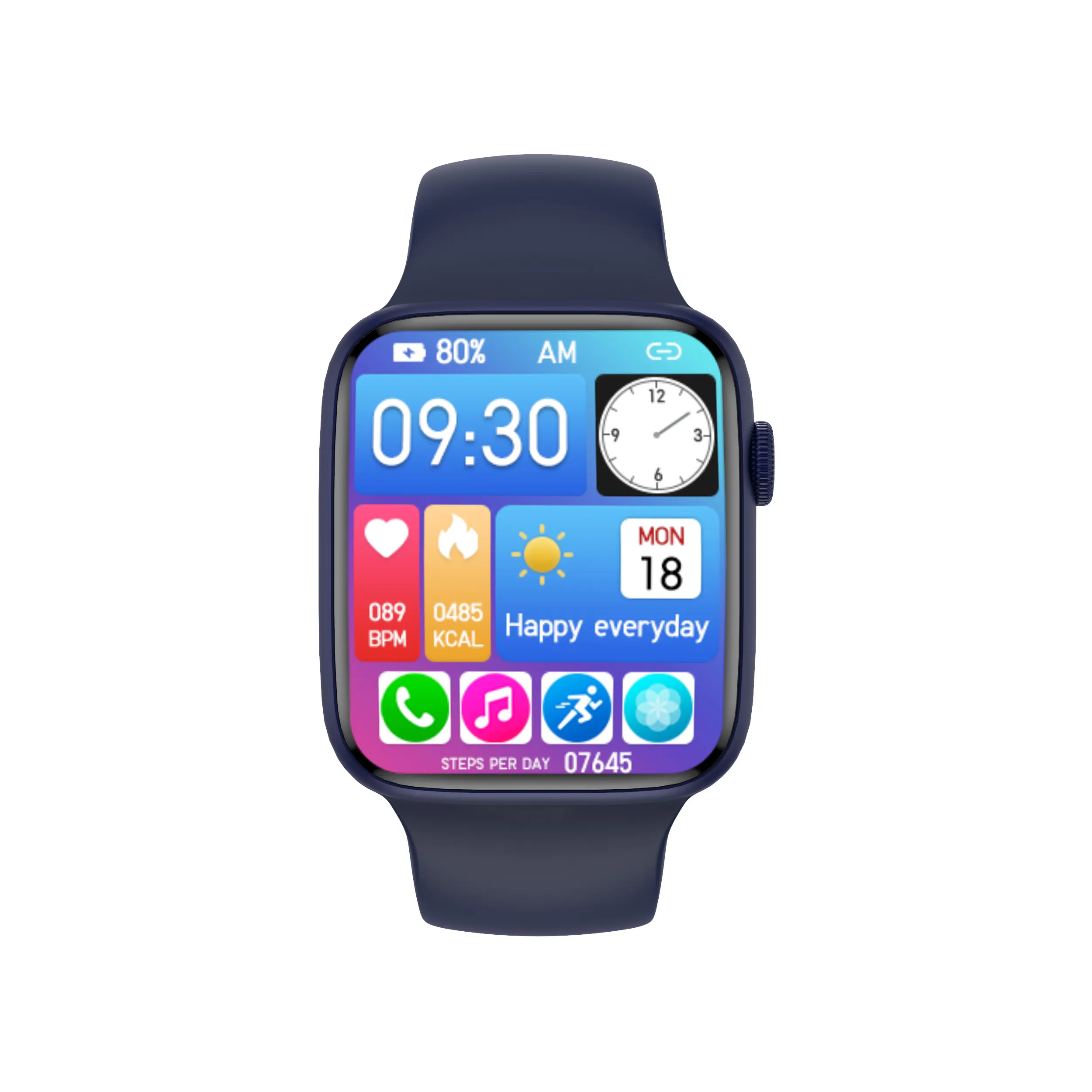 Dt7 Dt No.1 Ips Full View schermo a colori Ip68 Smart Watch impermeabile con cinturino in Silicone Gps Dt7 Smartwatch visualizza altro