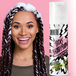 Espuma trenzada, Mousse para el cabello de fijación fuerte, Etiqueta Privada, Control de bordes, Mousse hidratante para el cabello, espuma para peinar trenzas - Product Image 1