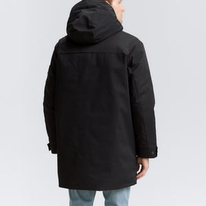 Nueva Chaqueta de Invierno con Capucha para Hombre, Elegante, de Lona, Térmica, con un Solo Botón, Impermeable y Transpirable, en Oferta - Product Image 3