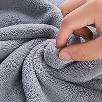 Super Absorbent Solid Color Bath Towels Soft Plush Quick Dry Towels Multi-Color for Home Hotel Daily Use