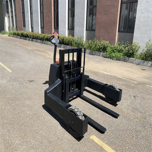 Gerbeurs à palettes hydrauliques électriques hors route Gerbeur à fourche réglable en largeur pour terrain accidenté de 1.5 tonnes - Product Image 2