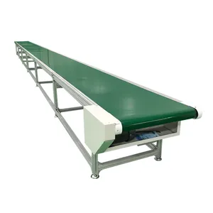 Food grade10m conveyor belt machine pvc rubber belt conveyor system