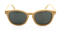 100% fait à la main flottant classique logo personnalisé lunettes de soleil en bois CNC
