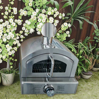 Four à pizza au gaz portable FPB-2 pour l'extérieur, allumage électronique, construction en acier inoxydable, design sans fumée pour la famille