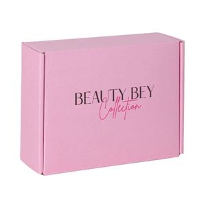 High Quality Luxury Custom Logo Corrugated Shipping Pink Gift <b>Box</b> - Product Image 4