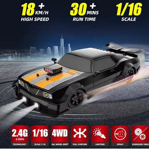 Auto Telecomandata in Scala 1:16 per Drift <span class=keywords><strong>e</strong></span> Corse, 2.4GHz 4WD, Auto RC ad Alta Velocità per Drifting - Product Image 2