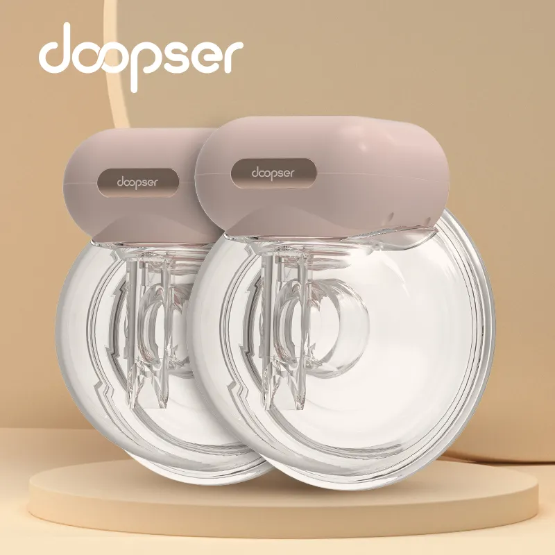 DOOPSER 2022 DPS-8012 Newest Extractor De Leche Wearable Handsfree Breast Pump Portable Electric Handfree Breast Pump