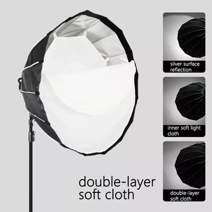 90cm có thể gập lại Octagon <span class=keywords><strong>Softbox</strong></span> tổ ong lưới Speedlite ánh sáng đèn flash Parabol sâu mềm hộp cho <span class=keywords><strong>Studio</strong></span> chụp ảnh Đèn - Product Image 3