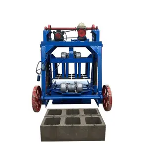 Hướng Dẫn Sử Dụng Đi Bộ Hollow Khối Tạo Thành Máy QMY4-45 Diesel Di Chuyển Máy Làm Gạch